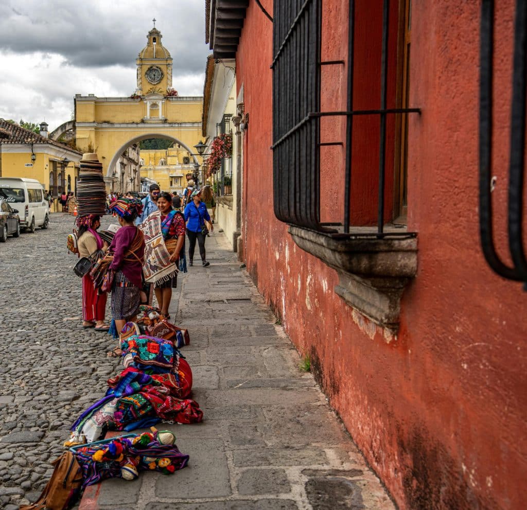 Calle en antigua guatemala