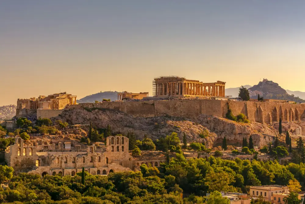 Atenas-mapa
