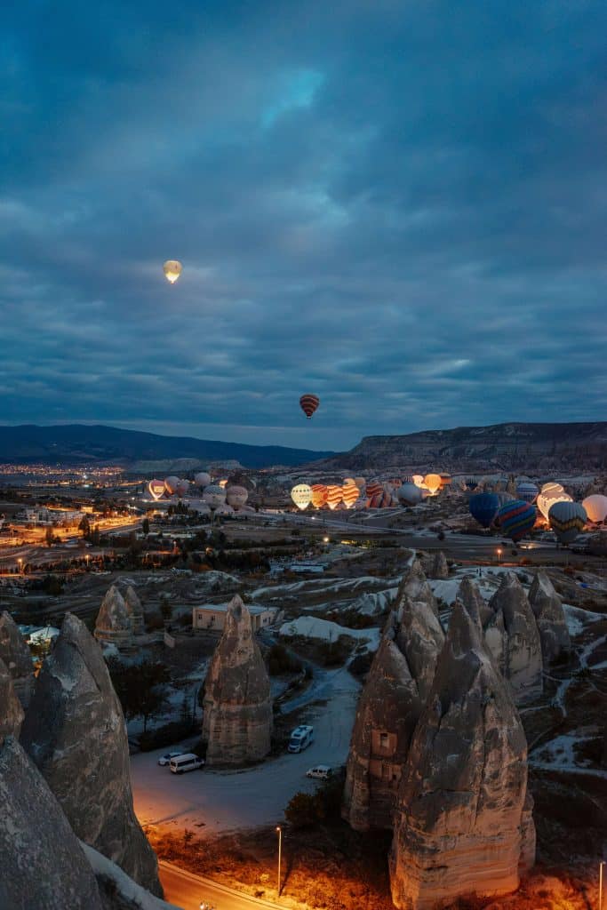 Amanecer en capadocia