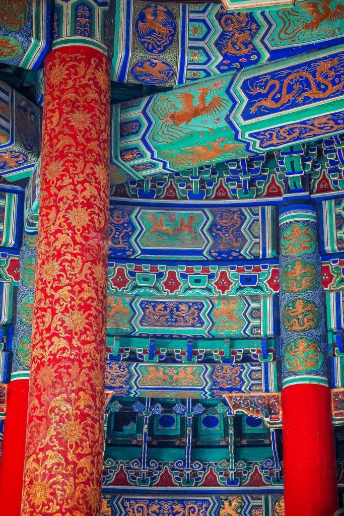 Detalles de arquitectura China