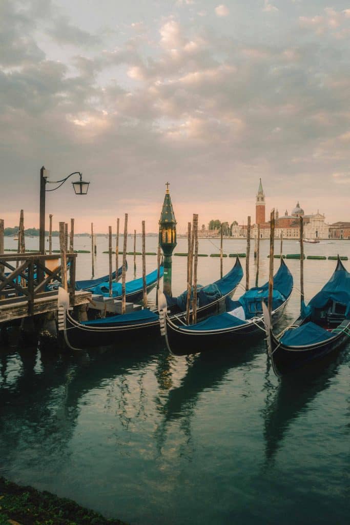 Gondolas en Venecia
