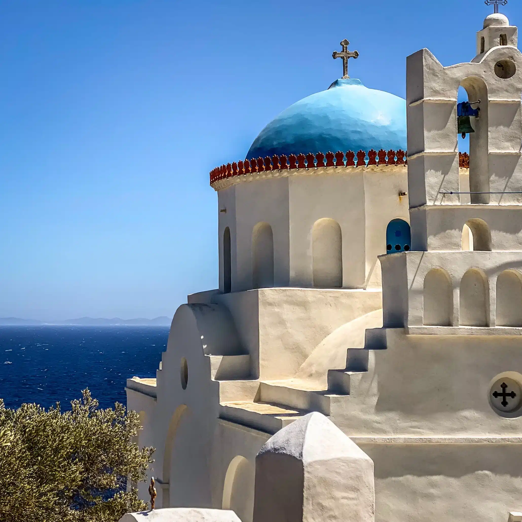 Isla en Grecia