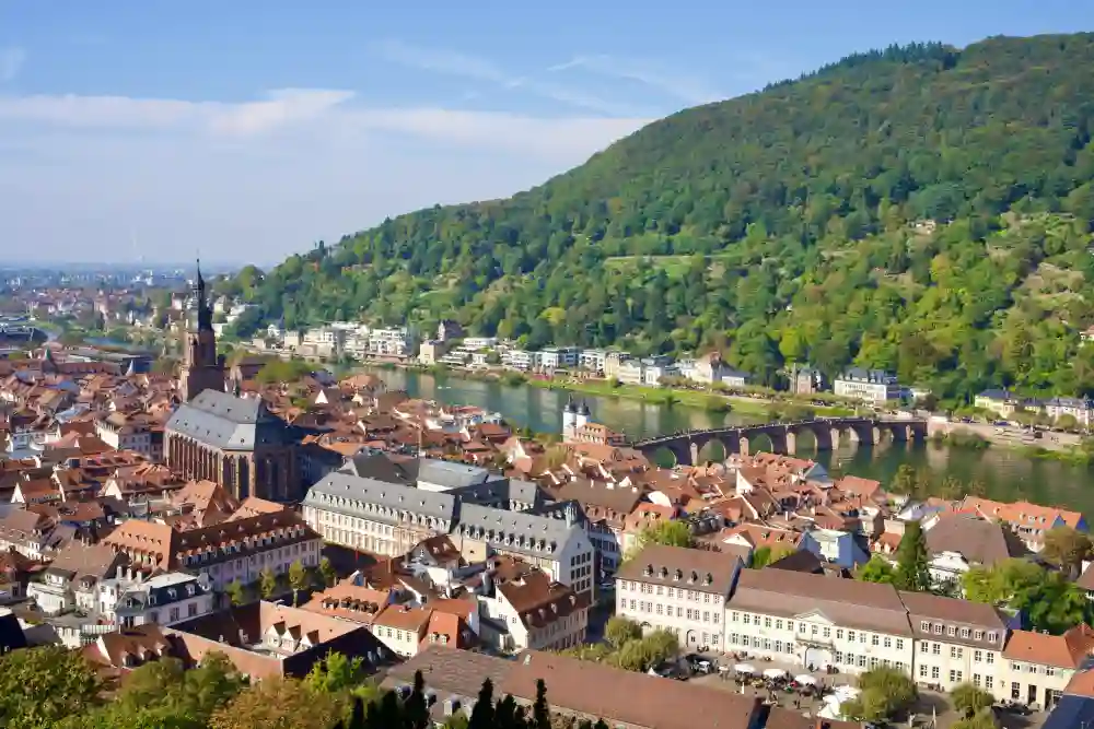 Heidelberg mapa