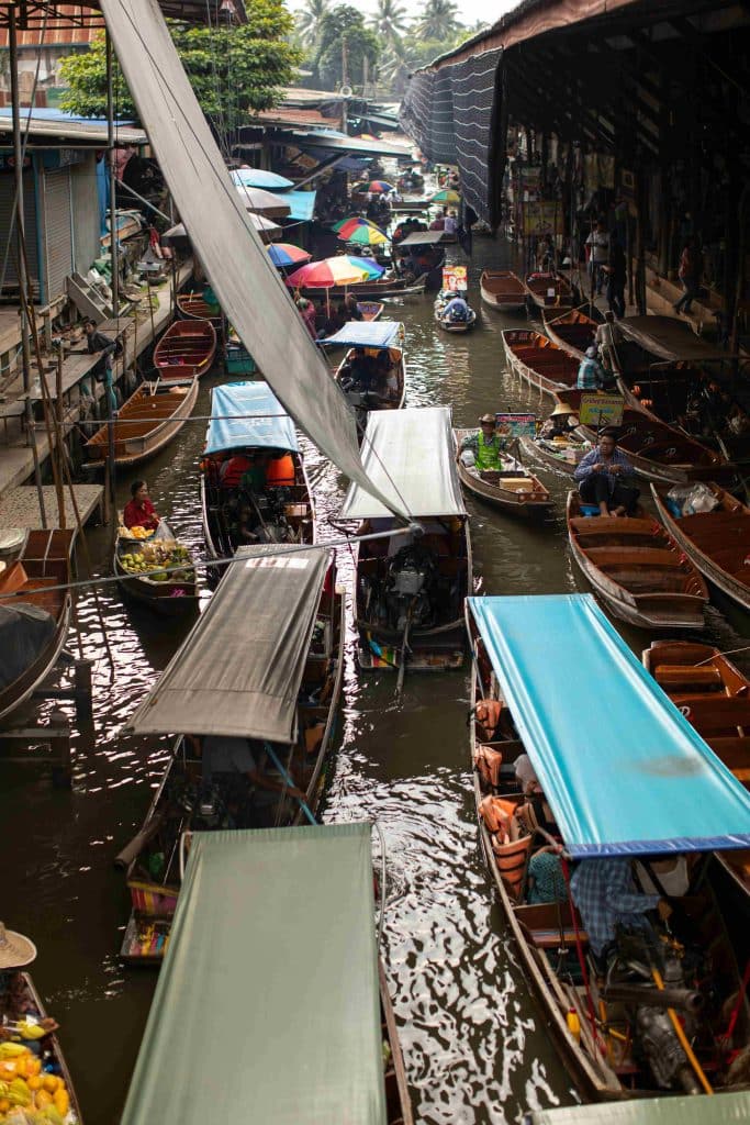 Mercados flotantes Bangkok