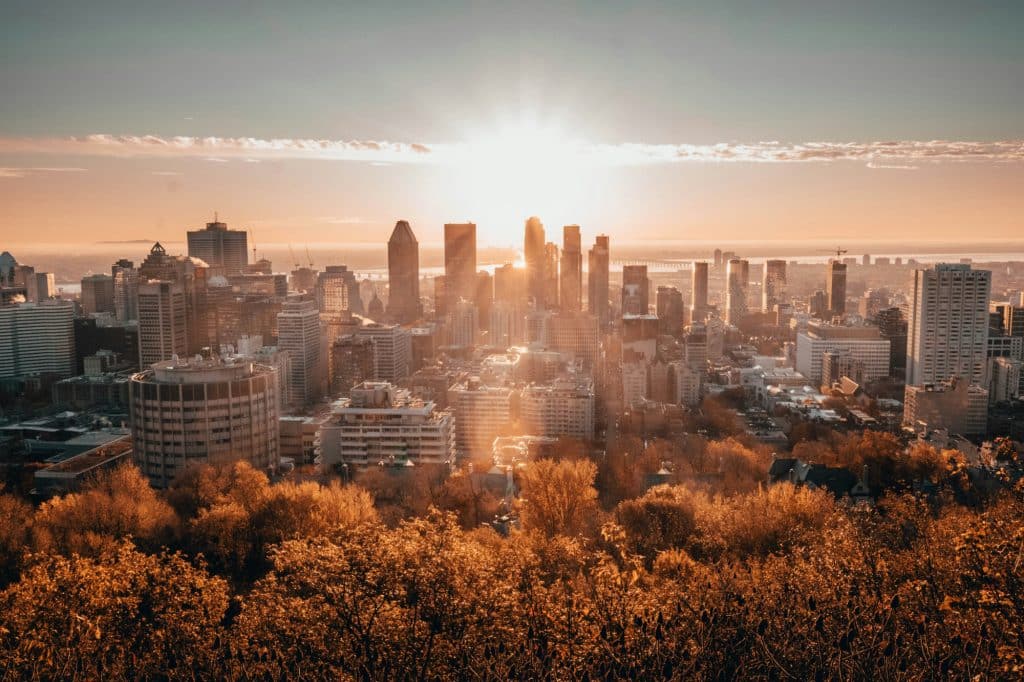 amanecer en montreal